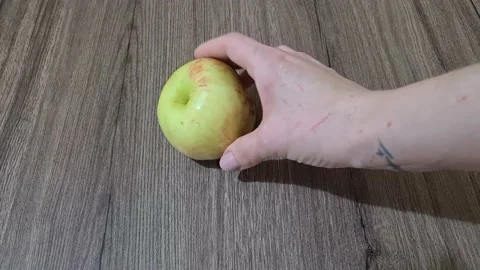  Peeling Apple Stock Footage 152650190