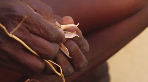 Peeling Beans 2 Video stock 45423137