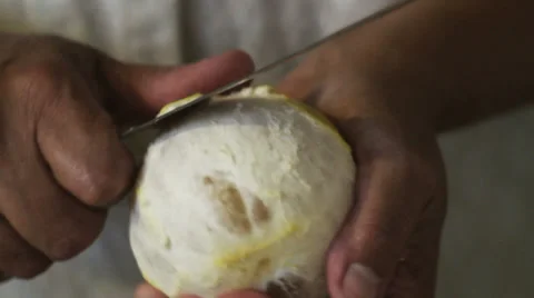 Peeling fruit Stock-Footage 32303834