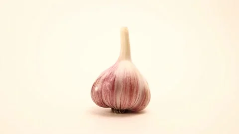 Peeling garlic. Stock Footage 136899931