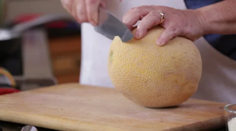 Peeling A Mango Stock Footage 27296269