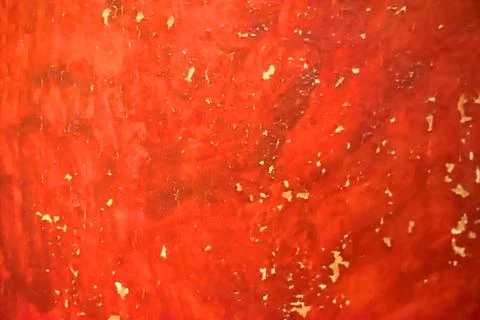 Peeling off old red paint. Background texture in light gray and red-brown c.. Stock Illustration