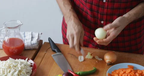 Peeling off the onion Stock Footage 146245244