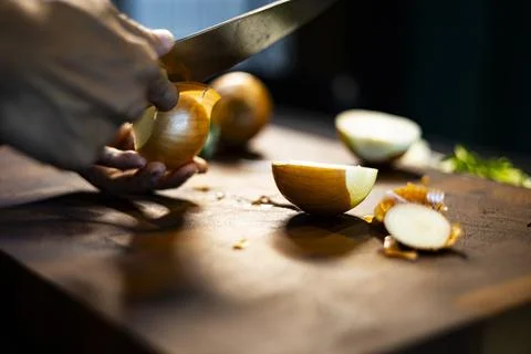 Peeling The Onion Stock Photos