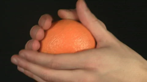 Peeling an orange Video stock 725817