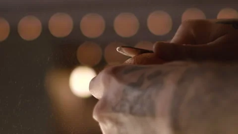 Peeling an orange Stock Footage 137686161