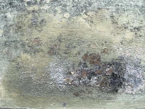 Peeling Paint and Rust Texture on Old Wall Stock Photos