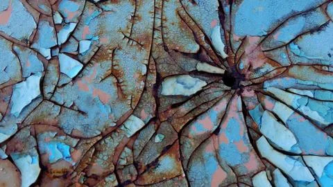 Peeling paint background. Stock Photos