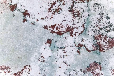 Peeling paint on old wall Stock Photos