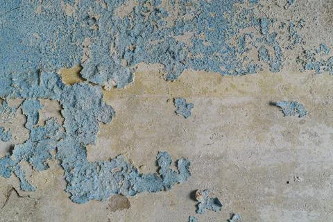 Peeling paint on an old wall Stock Photos