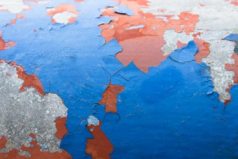 Peeling paint texture background Stock Photos