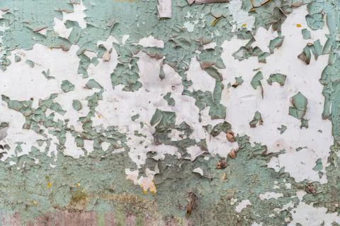Peeling paint on the wall Stock-Fotos