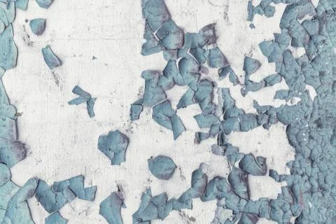 Peeling paint on the wall Foto stock