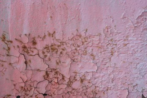 Peeling paint on the wall Stock Photos