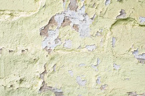 Peeling paint on a wall Stock Photos