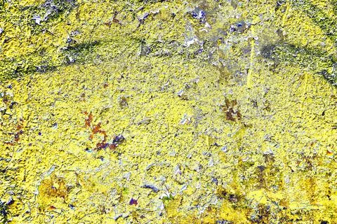 Peeling paint on wall seamless texture. Pattern of rustic grunge material. Ch イラスト素材