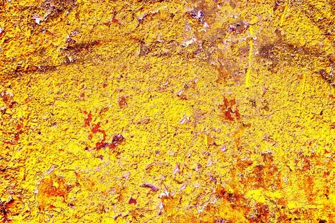 Peeling paint on wall seamless texture. Pattern of rustic grunge material. Ch イラスト素材