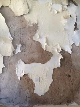 Peeling Paint on Wall Texture 스톡 사진