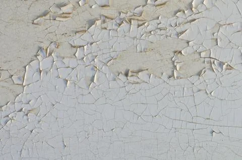 Peeling paint white wall Fotos de archivo