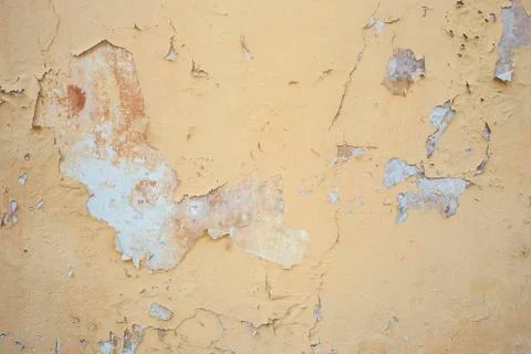 Peeling Painted Wall Stock-Fotos