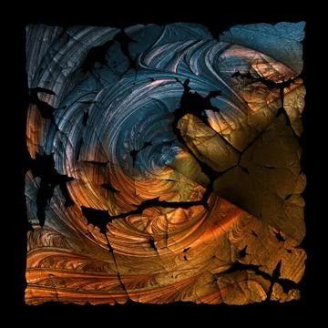 Peeling plastic sticker Stock Illustration