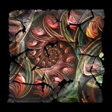 Peeling plastic sticker Stock Illustration