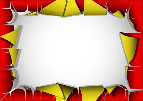 Peeling poster Stock Illustration