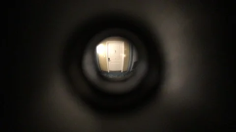 Peephole Stock Footage 90071281