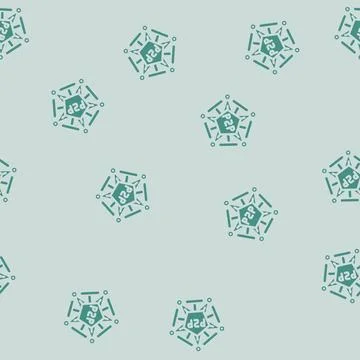 Peer to peer nodes decentralized application glyph vector seamless pattern 스톡 일러스트