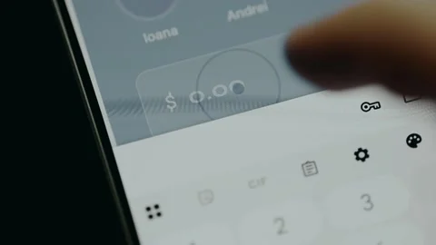 Peer-to-Peer Payment App Interface, Digital Money Transfer Stock Footage 331171322