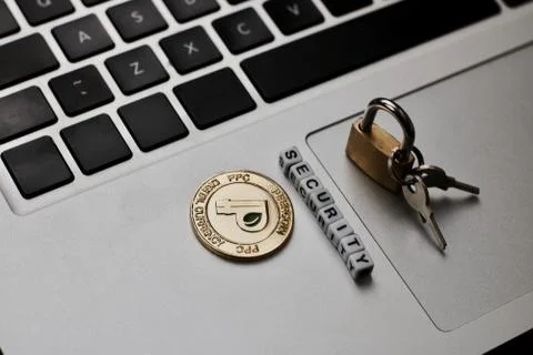 Peercoin security concept Foto stock