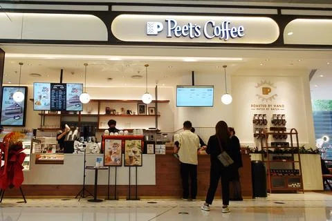 Peet's Coffee store Stock Photos
