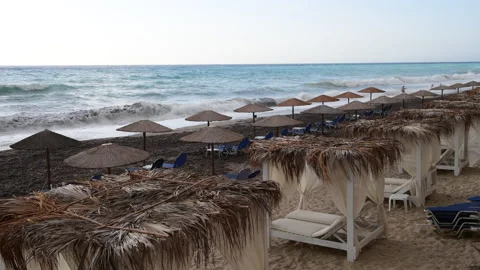 Pefkoulia beach. Stock Footage 158900728