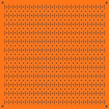 Peg board perforated texture background material with round holes pattern board Stock Illustration