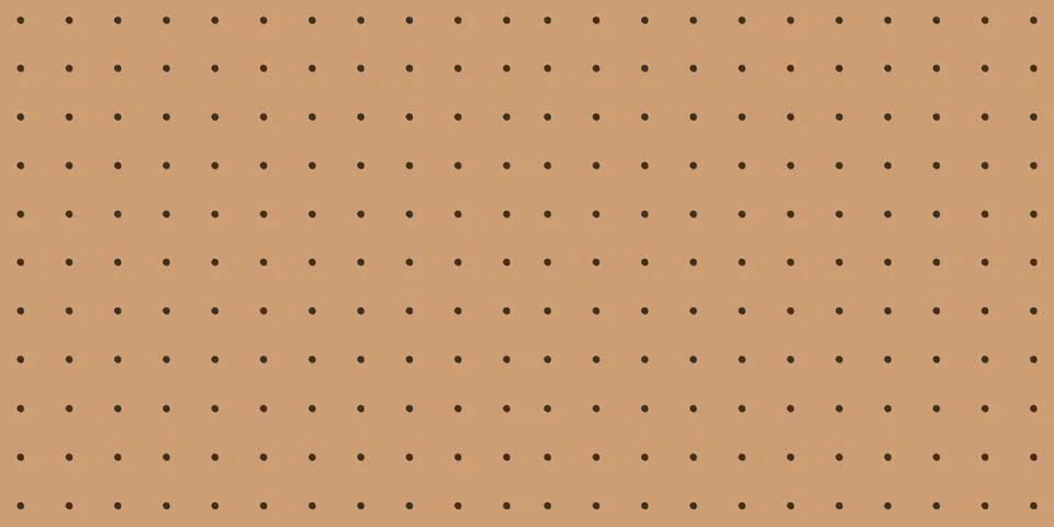 Peg board perforated texture background material with round holes pattern board Illustrazione stock