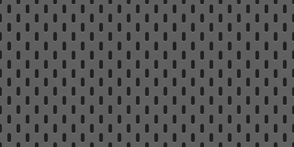 Peg board perforated texture background material with oval holes seamless 스톡 일러스트