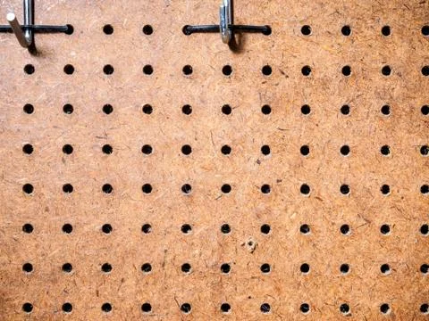 Peg board Stock Photos