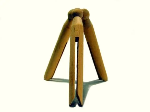 Peg pyramid Foto stock