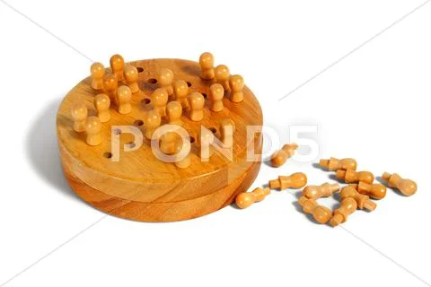 Peg solitaire Stock Photos