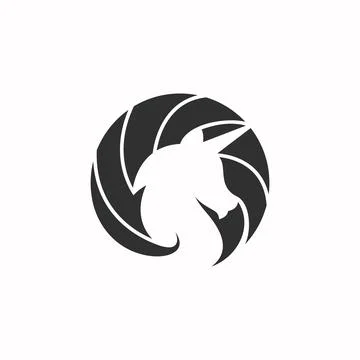 Pegasus logo Stock Illustration