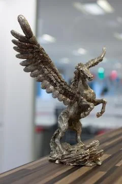 Pegasus Statue Foto stock