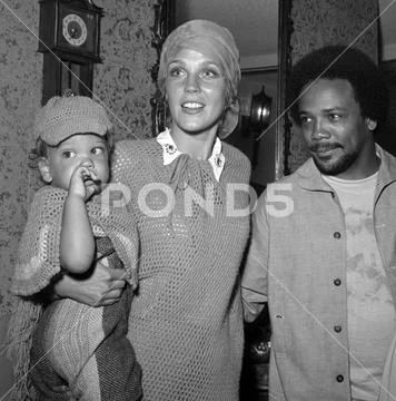 Peggy Lipton and Quincy Jones Circa 1970's Credit: Ralph Dominguez ...