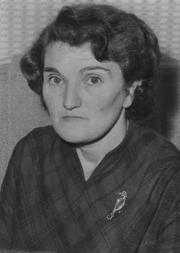 Peggy Nash Mother Of Murdered Girl Brenda Nash 1960. Stock Photos