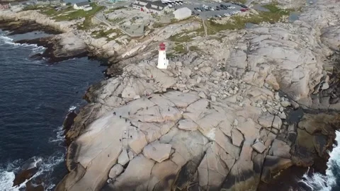 Peggy's Cove Lighthouse Stock Footage 341275482