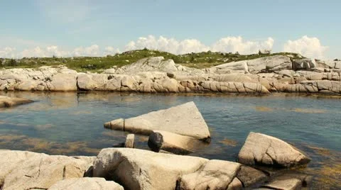 Peggy's Cove Timelapse Stockbeeldmateriaal 11858293