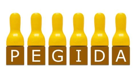 PEGIDA Illustration Stock Photos