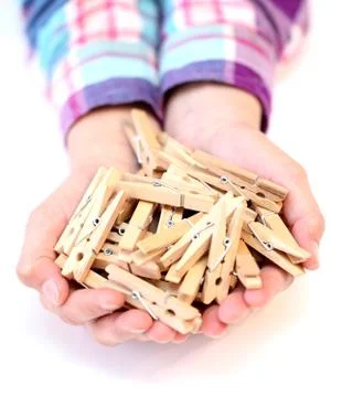 Pegs Stock Photos