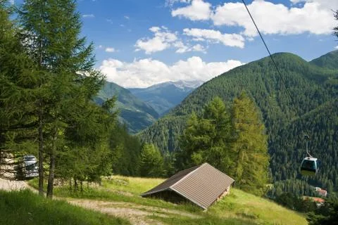 Pejo valley Stock Photos