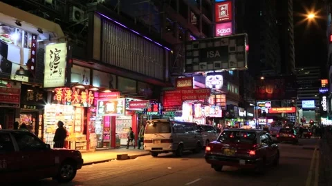 Peking Road Stock Footage 203745993
