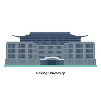 Peking University Vector Stock Illustration